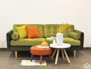 Ghế sofa vải sang trọng hiện đại