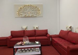 2 sofa băng màu đỏ KMZ050