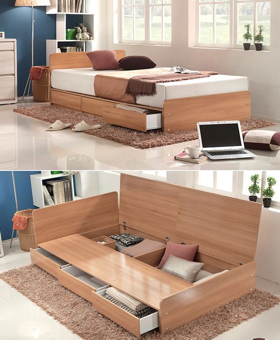 sofa giường gỗ
