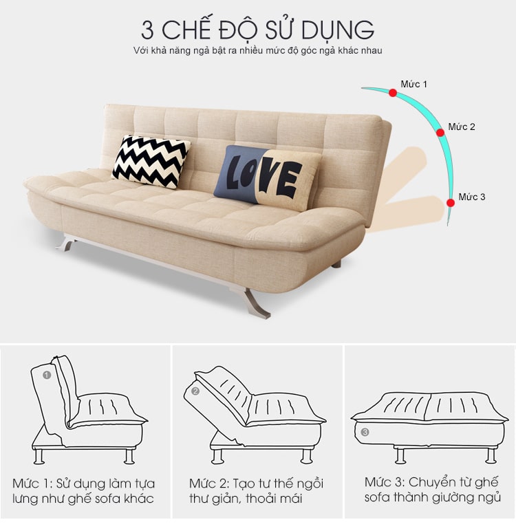 Sofa bed ( sofa giường) BED7 - Chuyên Sofa Giá Rẻ TPHCM ...