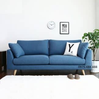 Sofa băng màu xanh